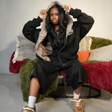 Reversible Cheetah Hoodie